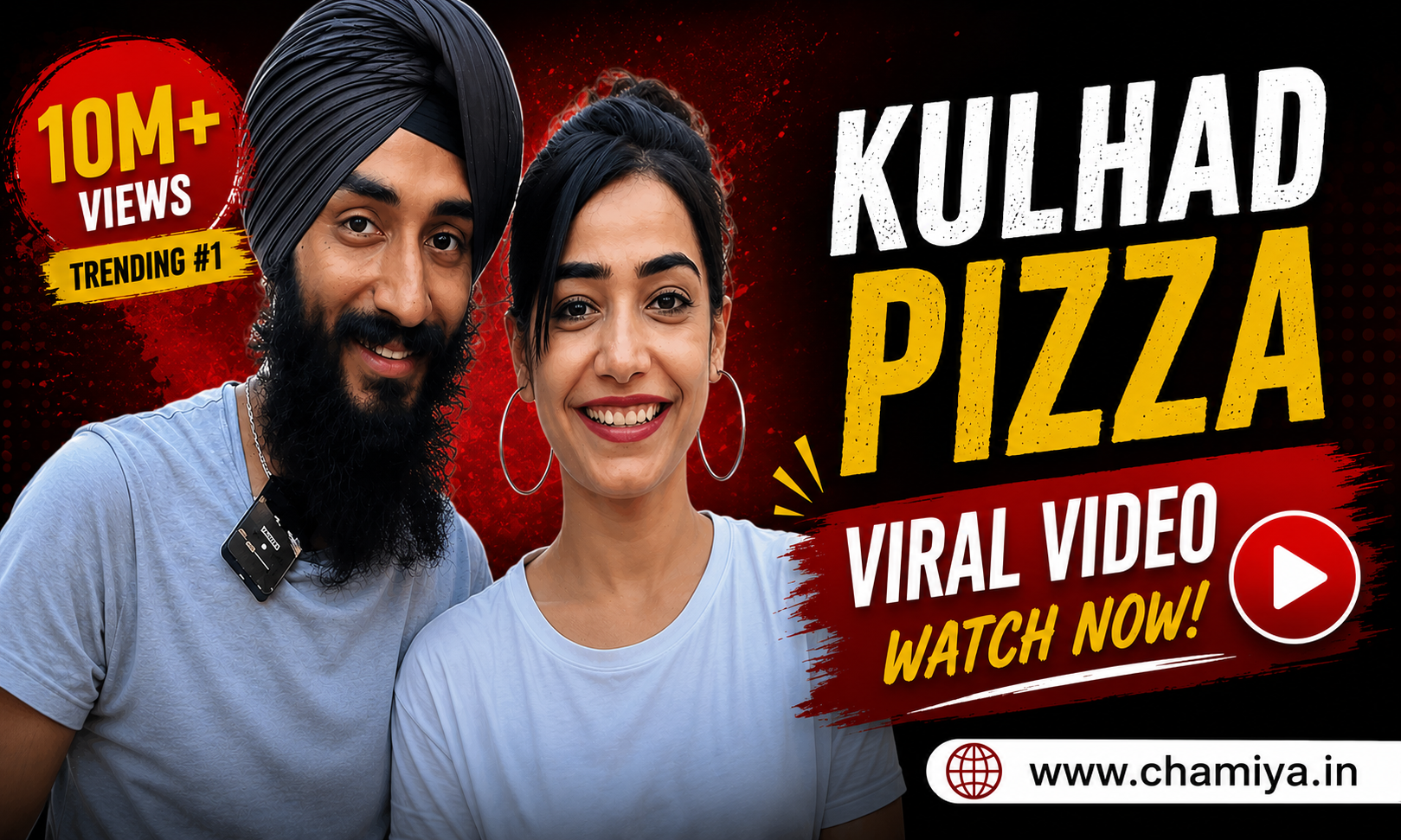 kulhad pizza couple viral video